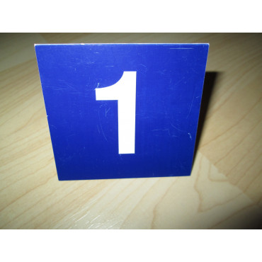 Tischnummern 1-16 blau